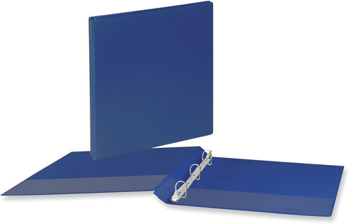 Universal Slant D-Ring View Binder, 1" Capacity, 11 x 8.5, Navy Blue