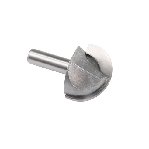 uxcell Router Bit 1/2" Shank, 2" Cutting Dia. Core Box, 2 Flutes Carbide for Woodworking