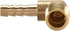 uxcell Brass Barb Hose Fitting, 90 Degree Elbow 6mm Barbed to 1/4 PT Male Pipe Adapter Connector, 2pcs