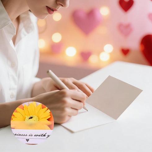 ShiQiao Spl Valentines Valentine's Day Bouquet Cards for Girlfriend Boyfriend Birthday Valentines Gifts for Husband
