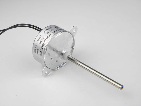 CHANCS Small Synchronous Motor TYC-40, 12V, 5RPM, 74mm Inner-Shaft Length for Christmas Santa Halloween Decoration, 2PCS