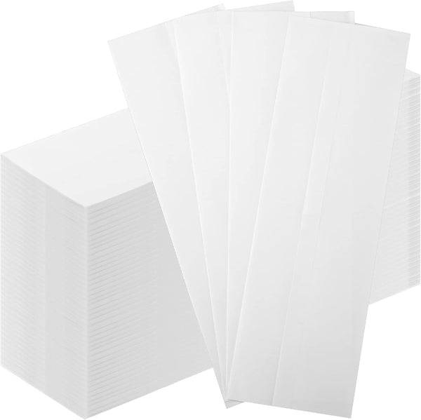 200 Pcs Kraft Paper Bags, Grease Resistant Silverware Sleeves for Utensils, Cookies, Bakery Treats