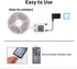 NBBUFF 65.6ft (1 60 Led Lights for Bedroom Roll), Color Changing RGB Led Strip Lights with Keys Remote and App Control