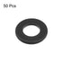 uxcell Nylon Flat Washers - 10mm OD, 5mm ID, 1mm Thickness for Faucet Pipe Water Hose, Pack of 50