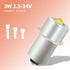 LED Upgrade Flashlight Bulb DC4-24V 3V-6V 4.5V 6V 12V 18V 3W P13.5S Conversion Kit for Ryobi Milwaukee Craftsman