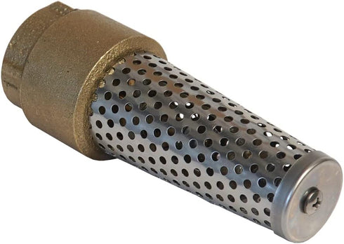 Merrill MFG FVNL100 1" No-Lead Brass Foot Valve - 710 Series, 1" Female Connection