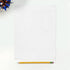 LUXPaper 8.5" x 11" Paper, Letter Size, White Linen, 80lb. Text, 50 Qty
