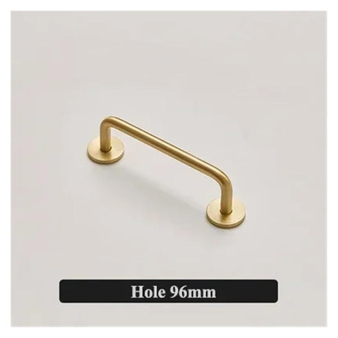 Generic 2.52"-15.74" Cabinet(C-3251-96-dizuo) Minimalism Gold Long Furniture Handles Wardrobe Kitchen Cupboard