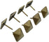 Antique Upholstery Nails Furniture Tacks Square Head Nail Pin Decorative Nails for DIY Project, Jewelry Wooden Boxes, Antique Drawer Repairing, Household Accessories 50Pcs-Bronze(0.46"x0.7")