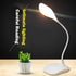 LED Table Lamp,Portable Eye-Protected Flexible Gooseneck Small Desk Lights for Dorm Study Office Bedroom-USB or 3 AA Batteries Powered -Not Include Batteries(1 Pack) by Sosee