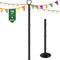 Tigerden 10Ft String Light Poles for Outside, Adjustable Metal Poles for Outdoor String