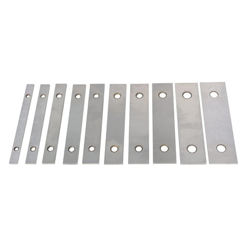 findmall Thin Parallel Bar Set, 10 Pair 1/8" X 6" Accuracy Parallels for Machinist Lathe Tools