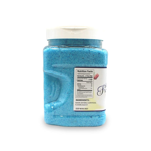 2lb (397g) Commercial Pink Vanilla & Blue Raspberry Flavored Cotton Candy Sugar Mix - Two Jar Bundle - Ready-to-Use