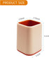Pencil Holder, Makeup Brush Holder Desktop Organizer Storage Case Scandinavian Design for School Home Office Supplies (Pink) by ZUFECY
