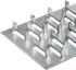 20 PCS 4" x 2" Pronged Truss Plate, Galvanized Steel Repair Tie Plates for Roofing Trusses