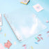 NatSumeBasics A4 Binder, 4 Ring Budget Binder with Clear PVC Planner Cover for Organizer Accessories