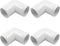 Piutouyar 4 Pcs 1" 90 Degree Right Angle Elbow PVC Pipe Fitting, 2