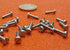 K-mac 18-8 M2.5 .45 mm 10 mm 200 Zinc Plated Stainless Steel Cheese Head Slotted Machine Screws, FT, x Thread Size x