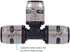 SharkBite 1/2 Inch EvoPEX Tee, Pack of 3, Push to Connect Plumbing Fitting, PEX, K362Z3