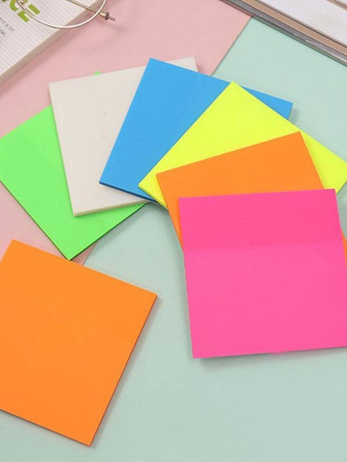 Sticky Notes 3x3 Inch, 8 Pads/Pack, 100 Sheets/Pad, Total 800 Sheets, Bright Colors Self-Stick Pads for Home Office