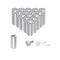 1/2” Dia x 2” L Standoffs Screws for Acrylic, Silver Sign Standoff Wall Mounts Hardware 16 Pack, Stainless Steel Holder