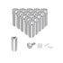 1/2” Dia x 2” L Standoffs Screws for Acrylic, Silver Sign Standoff Wall Mounts Hardware 16 Pack, Stainless Steel Holder