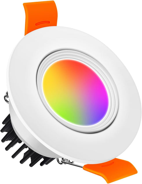 YASIZESOU 2 inch Smart LED Recessed Lighting, 5W WIFI Recessed LED Lights, Dimmable