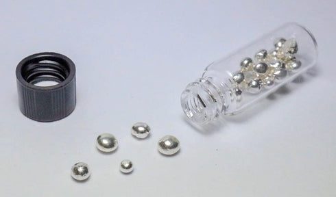 Silver Metal 99.99% Pure Element 47 Ag Chemistry Sample - Science experiment