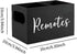 Fenteer Retro Wooden Remote Organizer and Shoe Change Stool for Table Nightstand Couch Office Living Room Kids Bathroom
