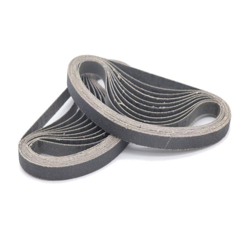 3/8 Inch X 13 Inch Sanding Belts, 20 Pack of Premium Knife Sharpening Belts, Various Grits for Woodworking