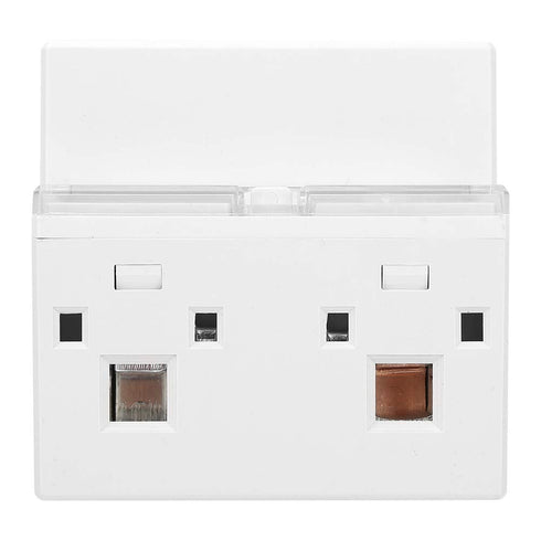 4P LED Single Phase Two Wire Energy Meter, Din Rail Voltmeter Ammeter Kwh Multimeter for Electricity Power