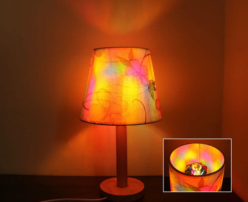Dimmable Stained Glass LED Light Bulb, Diamond Shape, E26 Base, 6 Watts, for Home Party Decoration