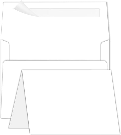 Goefun Blank Note Cards and Envelopes 5 x 7 Folded Cardstock and