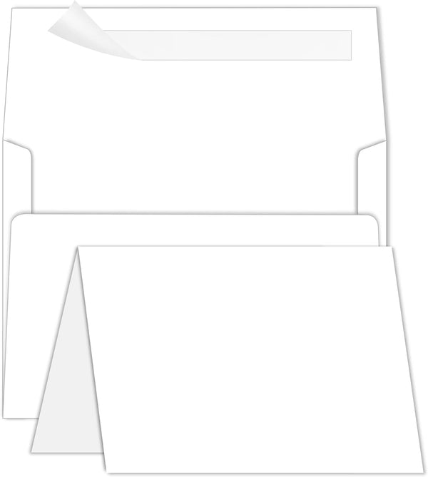 Goefun Blank Note Cards and Envelopes 5 x 7 Folded Cardstock and