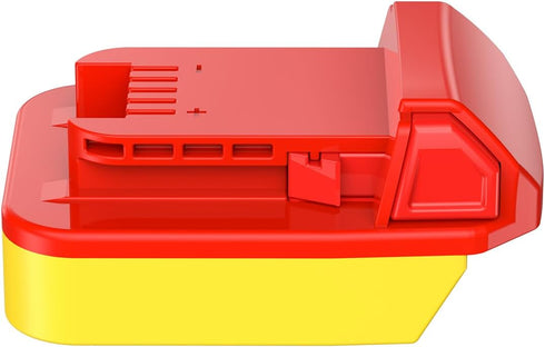 Adapter - for All Milwaukee M18 Tools (Not Older V-18) - Compatible with DeWalt 20V MAX Batteries for Power Supply, No Charge Function - 1 Adapter Only (High Compatibility Version)