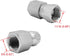 (2-PACK) 6506-06-08 Hydraulic Hose Adapter Fitting 3/8" Female (3/8"-18NPTF) × 1/2" Female JIC 37° Swivel (3/4"-16UNF) Straight Pipe Joints Tube Connector Carbon Steel by BEITERSTOE