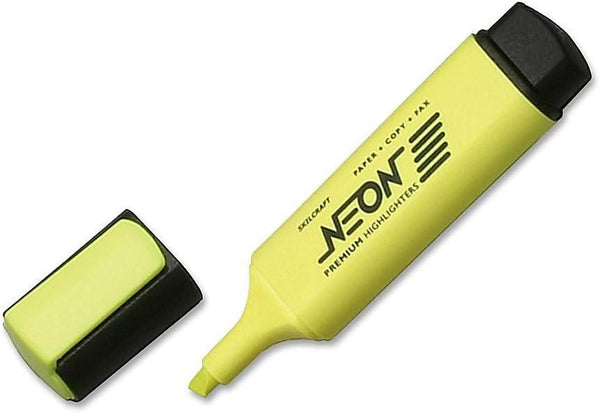 Skilcraft Neon Yellow Highlighter, NSN2017791