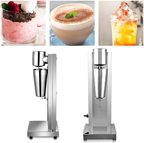 Qgnaewnoyj Commercial 180W 18000RPM, Milkshake Maker | Stainless Steel Drink Mixer for Smoothies, Malt, Milk Tea Ideal