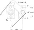 7/8" 2-3/32", 2 Pack, QCAA Solid Brass Shutter Bar/Door Latch, x Satin Chrome, Made in Taiwan