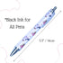 YJ PREMIUMS 7 PC Cow Pens | Cute Highland Cow Print Floral Kawaii Aesthetic School Office Supplies