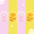 Cat Paw Erasers, 4Pcs 3D Mini Animal Paw Design Erasers for School Office Supply Stationery