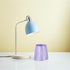 Cozy NUOBESTY Small Cloth Lampshade Light Cover for Table Floor Lamps Iron Frame with Purple Fabric Soft Decor