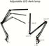 Generic 10 3 LED Desk Lamp, Adjustable Swing Arm Lamp with Clamp, Eye-Caring Reading Desk Light, Brightness Levels