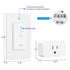 DEWENWILS Remote Control Outlet, Wireless Wall Mounted Light Switch, Electrical Plug in On Off Power Switch
