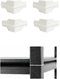 EMALPE Whalen Post Insert Corner Connector for Shelving Costco (4 PCS) (White)