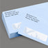 LUXPaper #10 Business Window Envelopes | 50 Qty | 4 1/8" x 9 1/2" | Baby Blue | 80lb. Text
