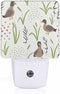 Chrobak LED Night Light,Natural Grass Landscape Wild Duck LED Night Light Plug into