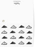 HAPPYVIBES 30 count Paper Airplane Pattern Blank Inside Personalizible