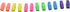 Westcott 14891 Pencil Eraser Toppers, Assorted, 12 Pack