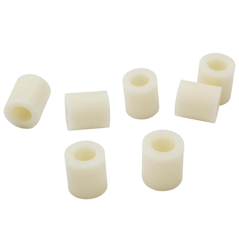 ABS Plastic Spacers 0.45"OD x 0.24"ID x 1/2" Thickness, Unthreaded Standoff Bushing for Home and Car